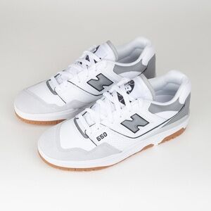 NEW BALANCE BB550ESC Athletic Shoes | Color: WHITE / SLATE GREY | NEW/NIB 👟